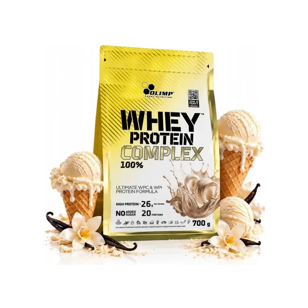 Olimp Mélange de protéines animales 700 g, saveur vanille – Olimp Whey Protein Complex 700g WPC KOKTAJL B