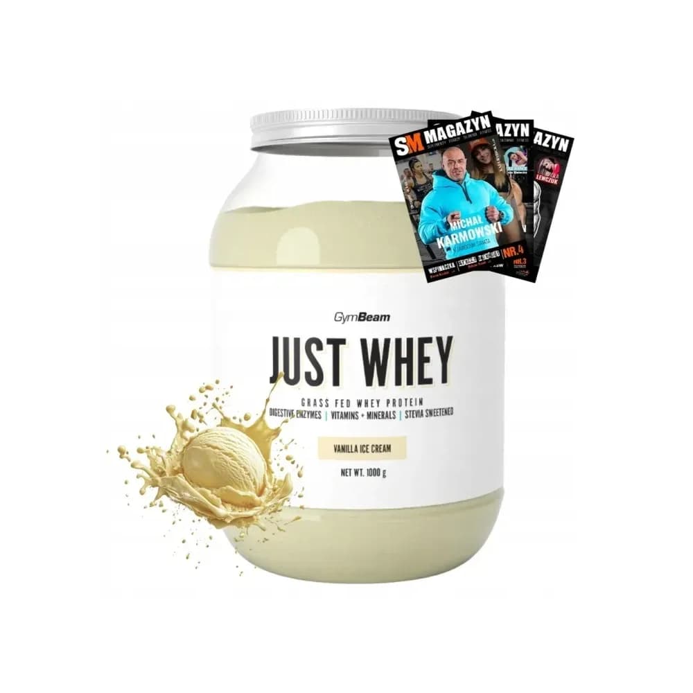 GymBeam Protéine de lactosérum (WPC) 1 kg, saveur vanille