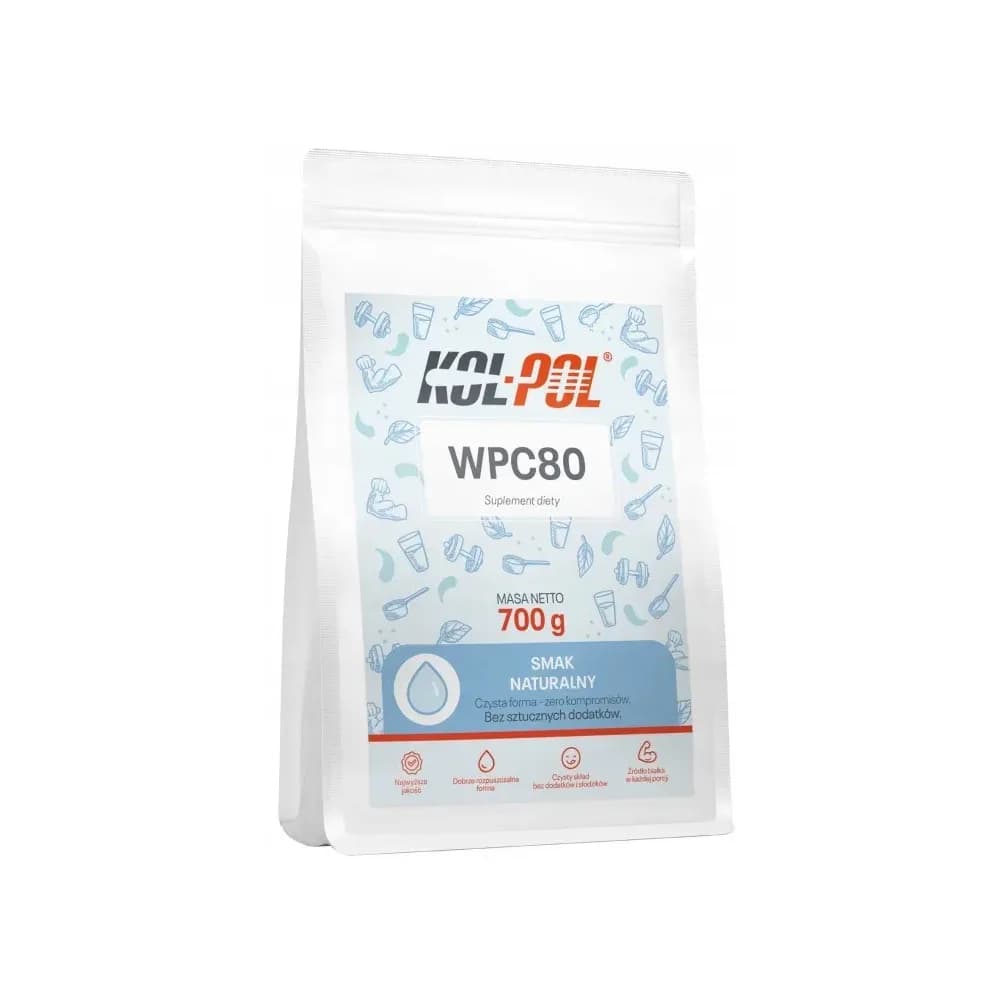 Kol-pol Protéine de lactosérum (WPC) 700 g, saveur nature