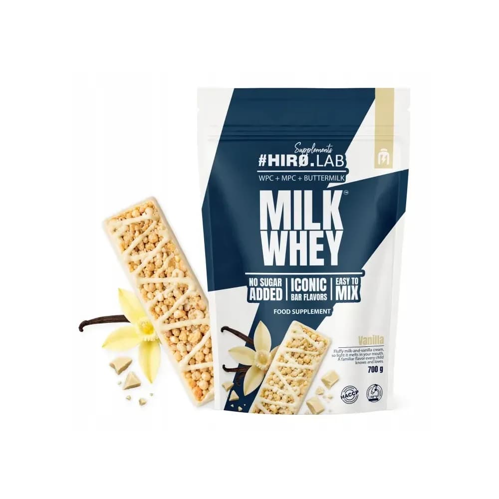 HIRO.LAB Mélange de protéines animales 700 g, saveur vanille