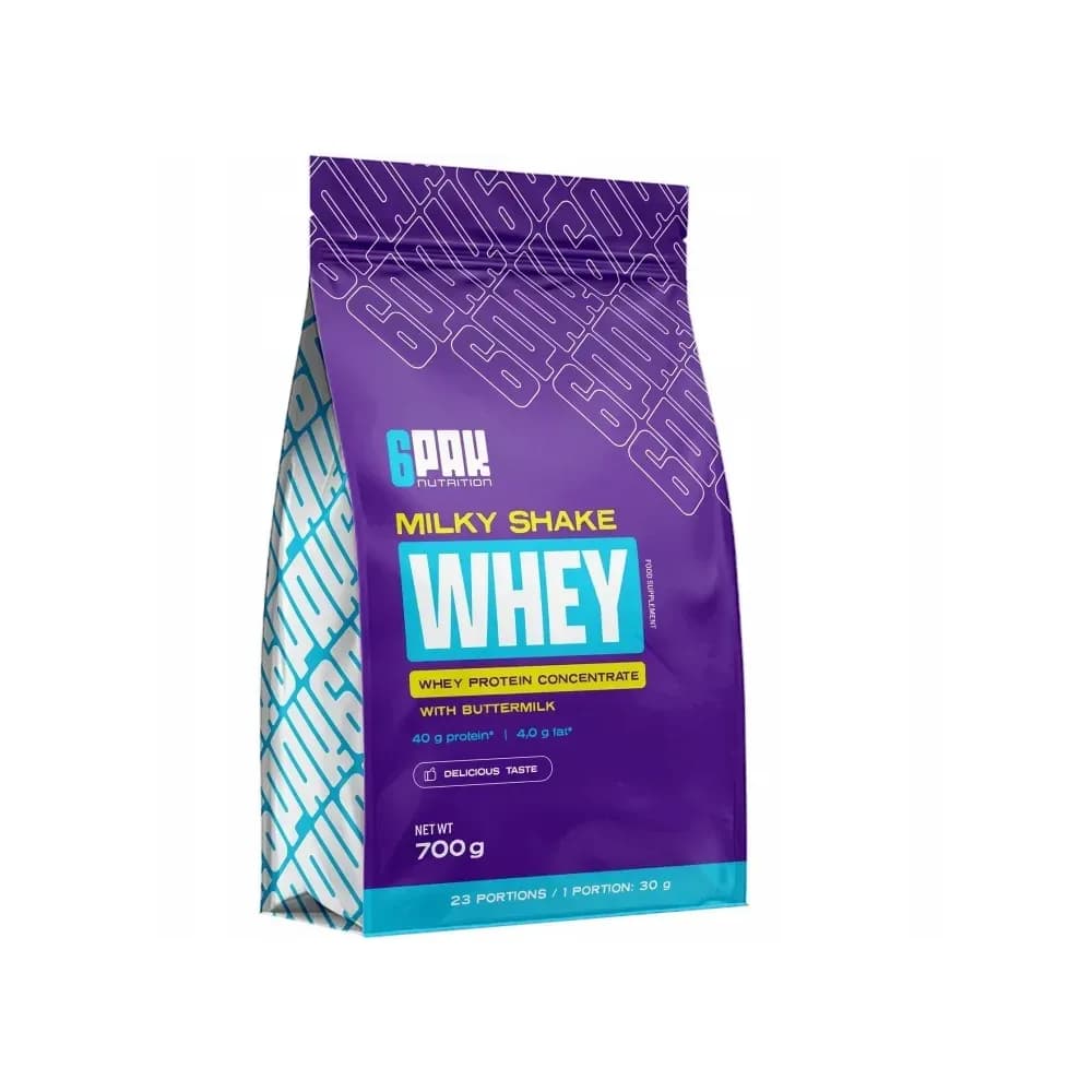 6PAK Nutrition Protéine de lactosérum (WPC) 700 g, saveur pistache