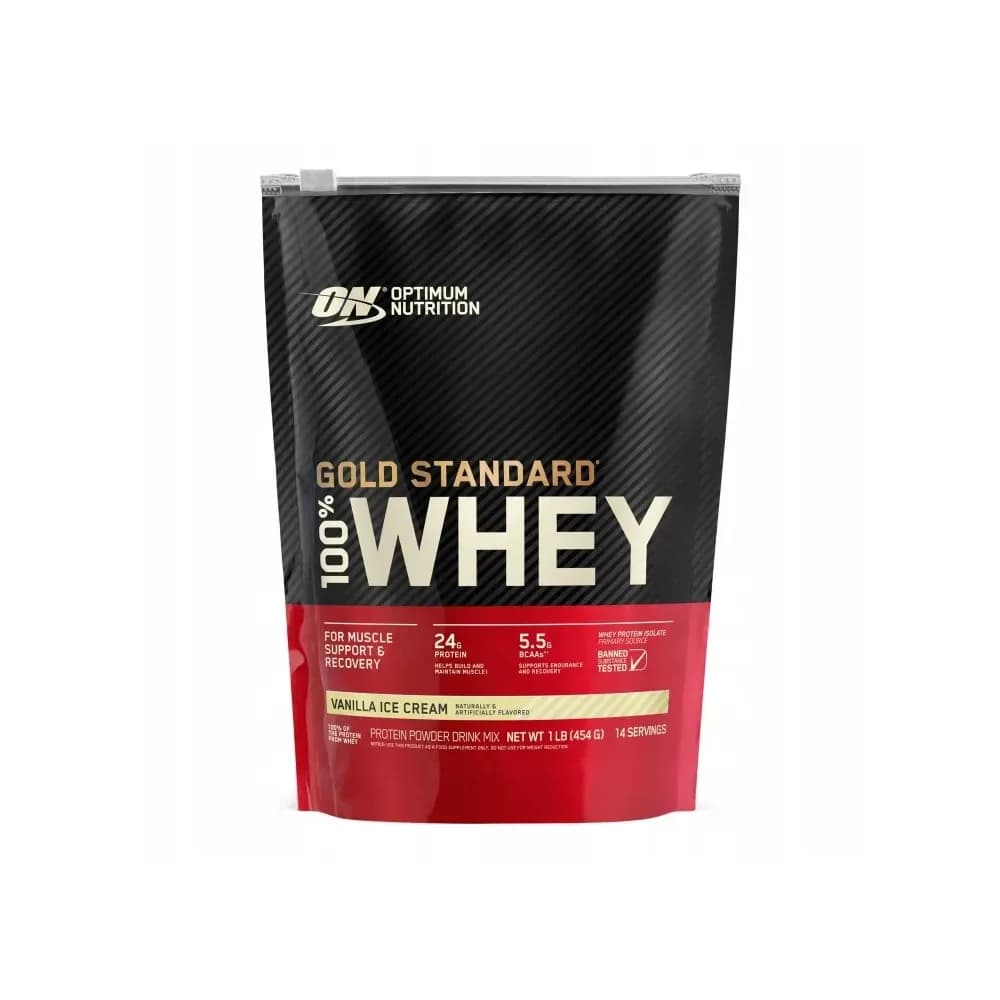 Optimum Nutrition Mélange de protéines animales 450 g, saveur vanille