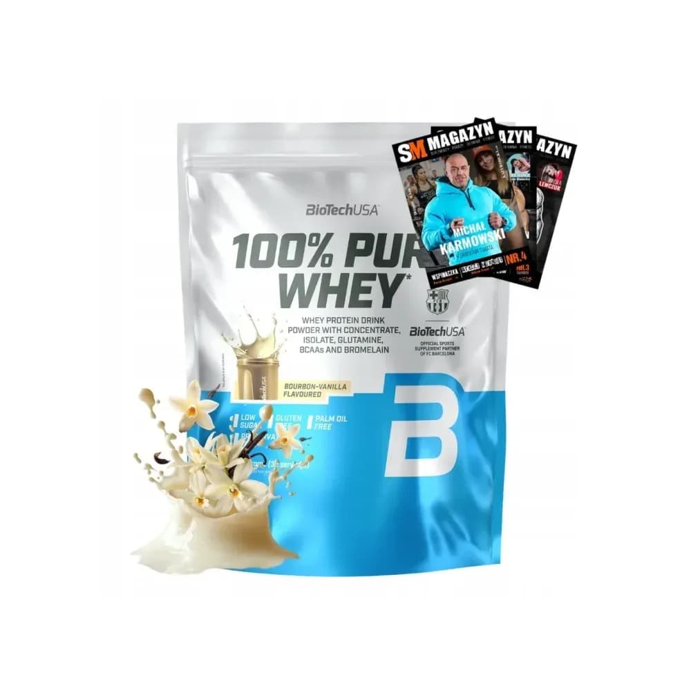 BioTechUSA Mélange de protéines animales 900 g, saveur vanille