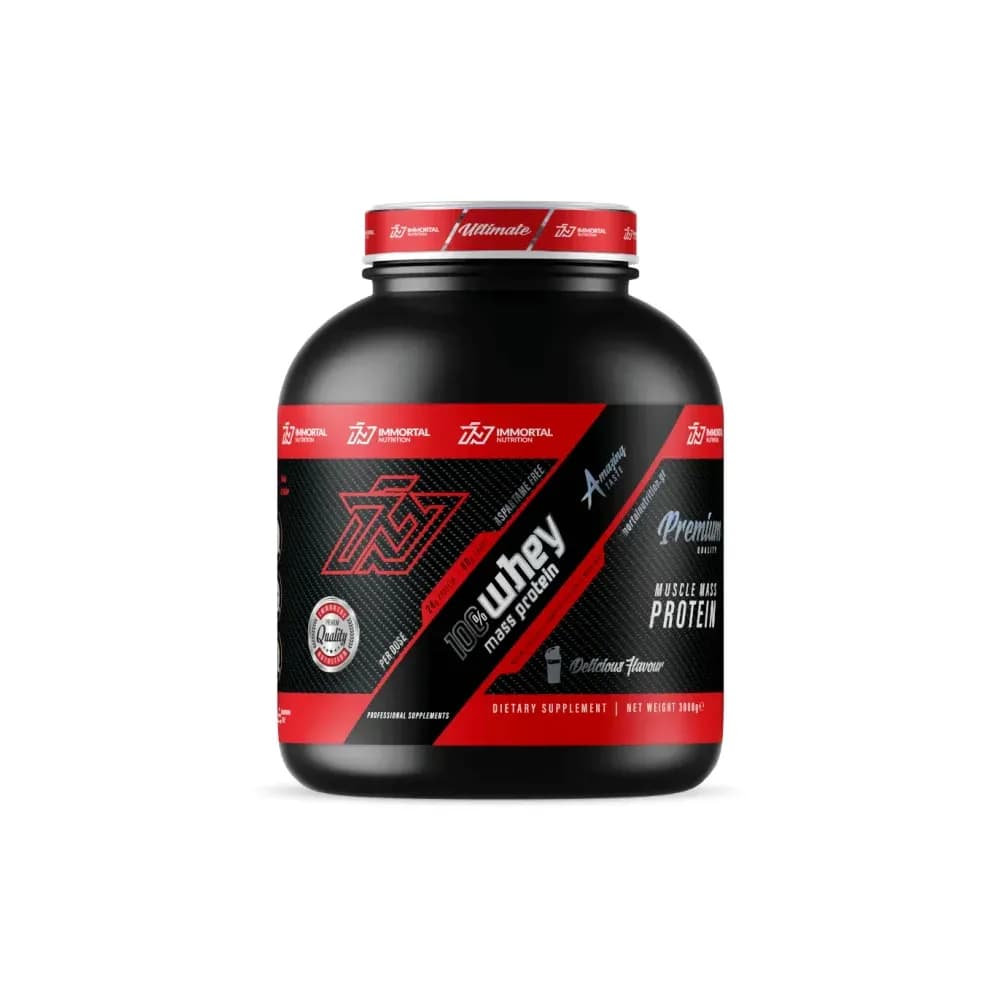Immortal Nutrition Whey Mass Protein 3 kg, saveur biscuit à la crème