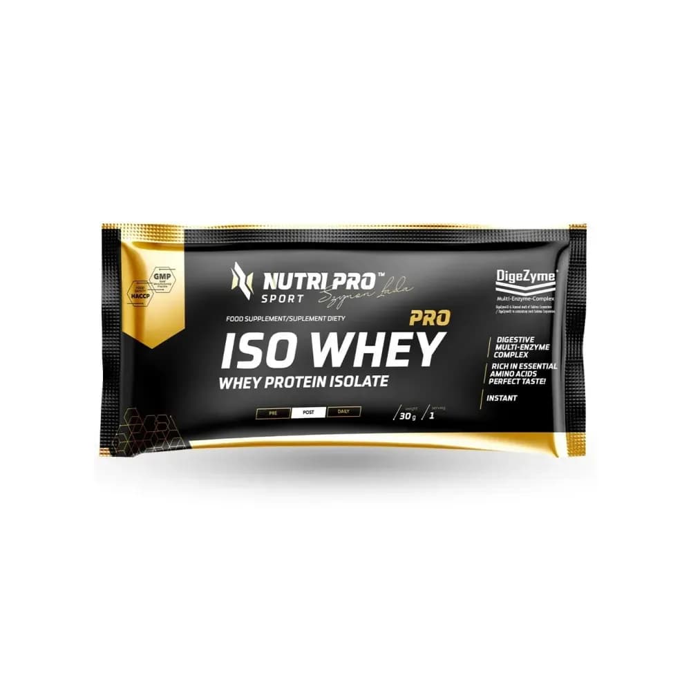 Nutri Pro Sport Iso Whey PRO, sachet de 30 g, saveur chocolat