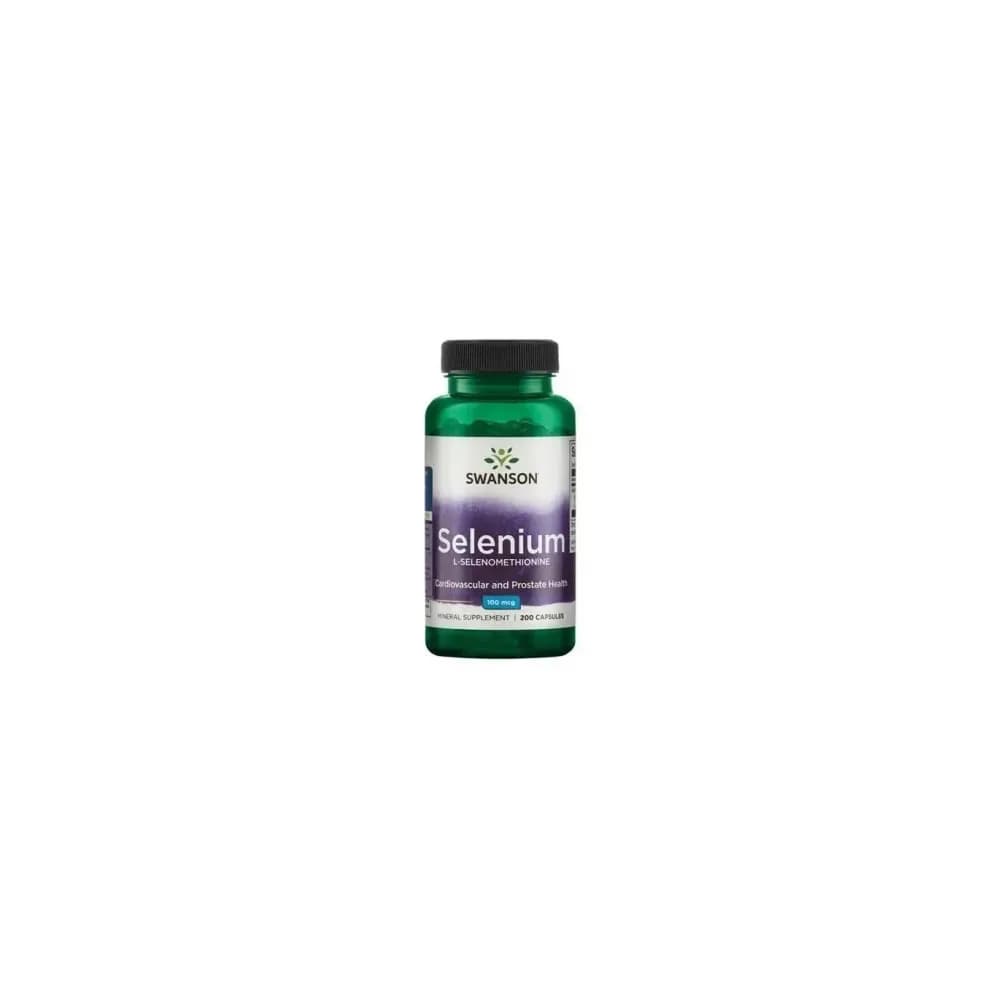 Swanson Selenium L-Selenomethionine 100mcg 200 gélules