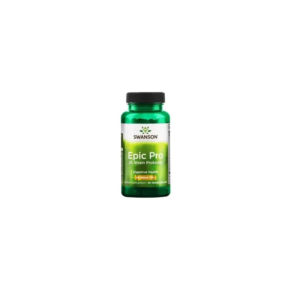 Swanson Epic Pro 25-Strain Probiotic 30 gélules végétales