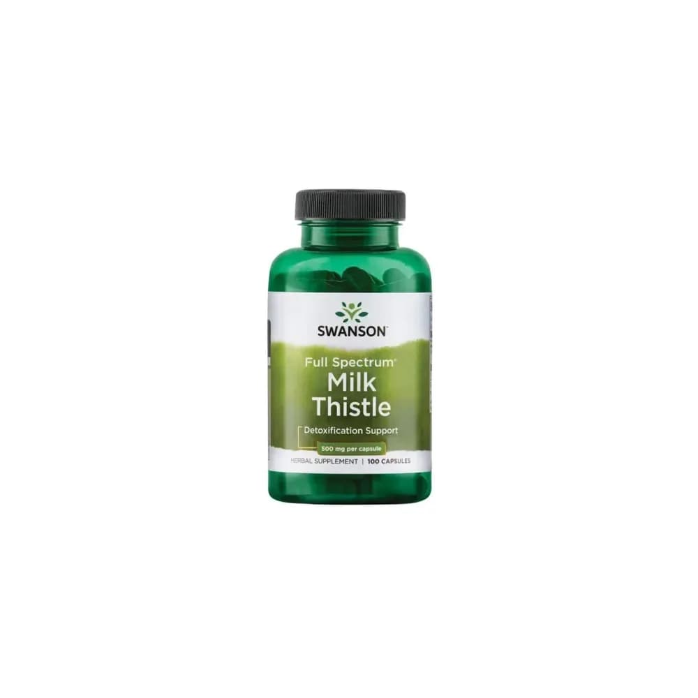 Swanson Full Spectrum Milk Thistle 500mg 100 gélules