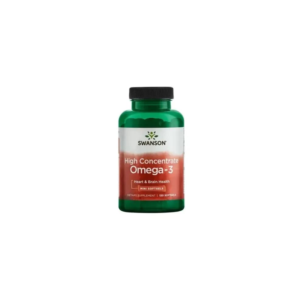 Swanson High Concentrate Omega-3 120 capsules molles