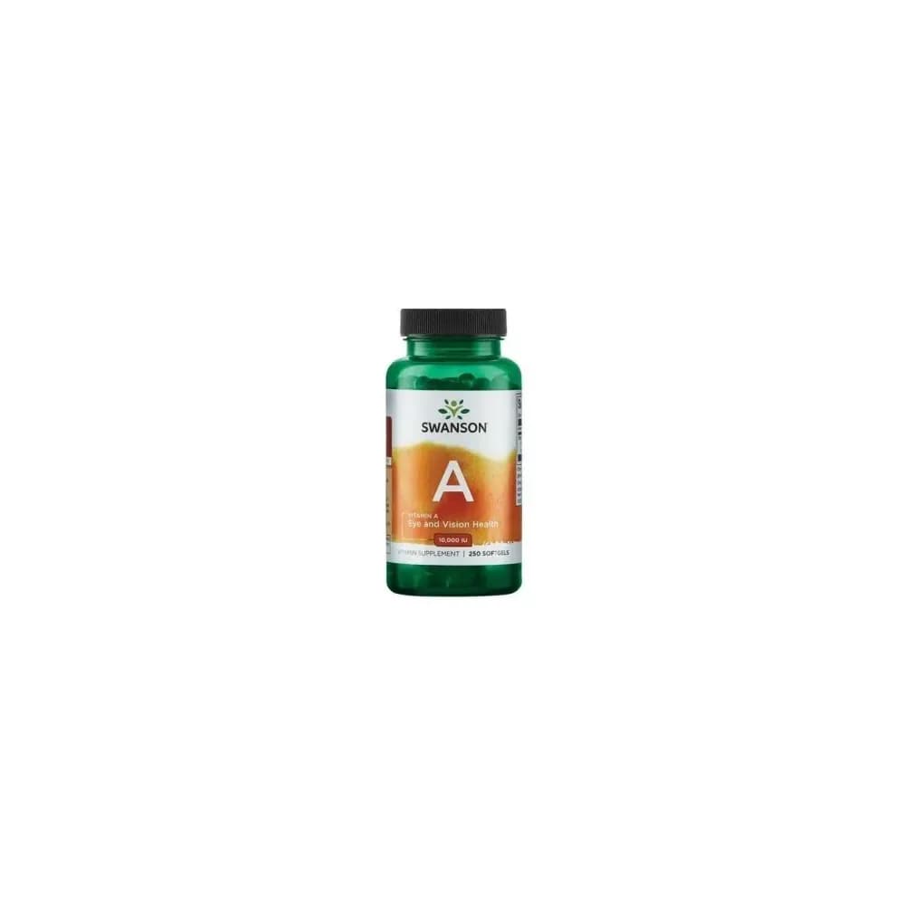 Swanson Vitamine A 10000IU 250 capsules molles