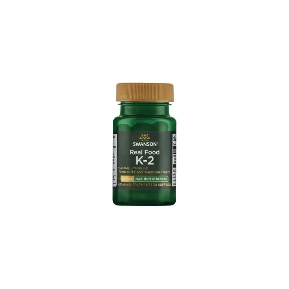 Swanson Ultra Real Vitamine K-2 Max 200mcg 30 capsules molles