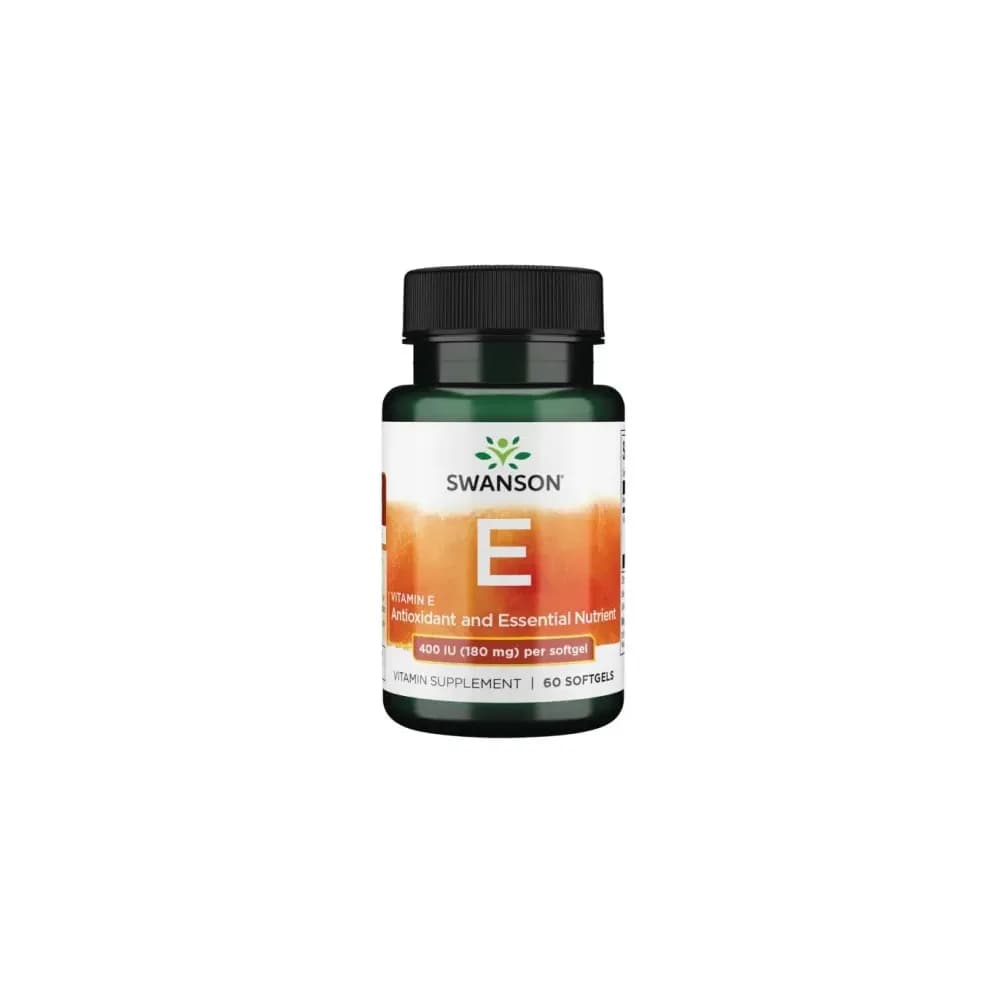 Swanson Vitamine E 400 IU 60 gélules