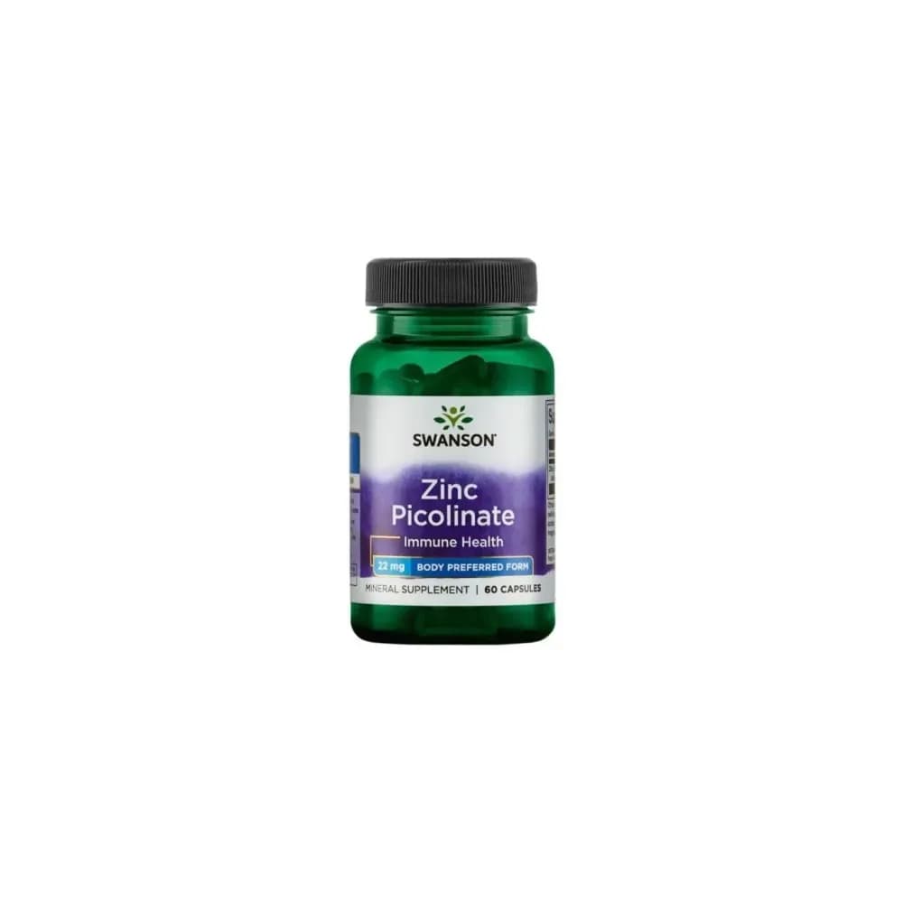 Swanson Zinc Picolinate 22mg 60 gélules