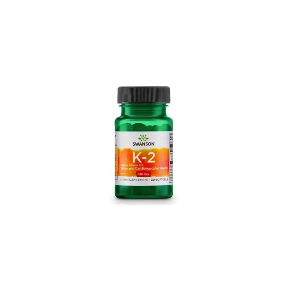 Swanson Vitamine K2 Menaquinone-7 from Natto 100mcg 30 capsules molles
