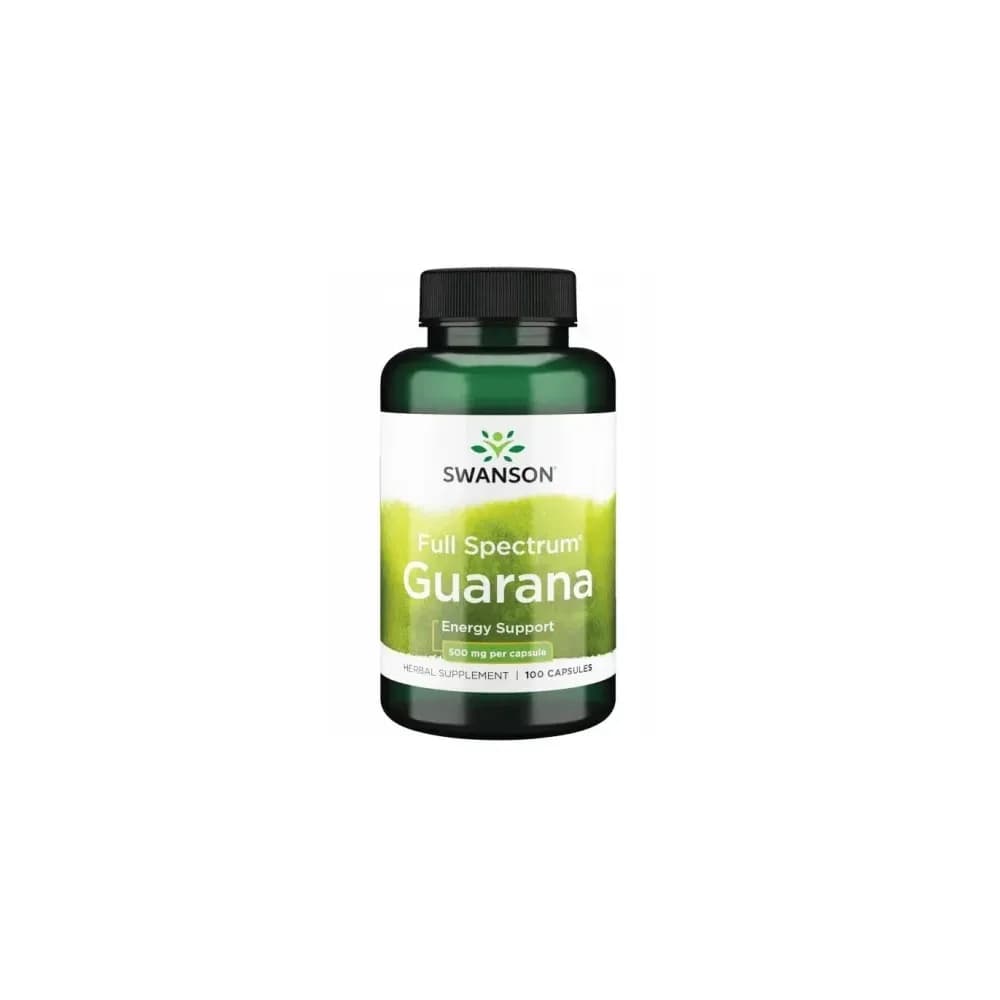 Swanson Guarana 500mg 100 gélules