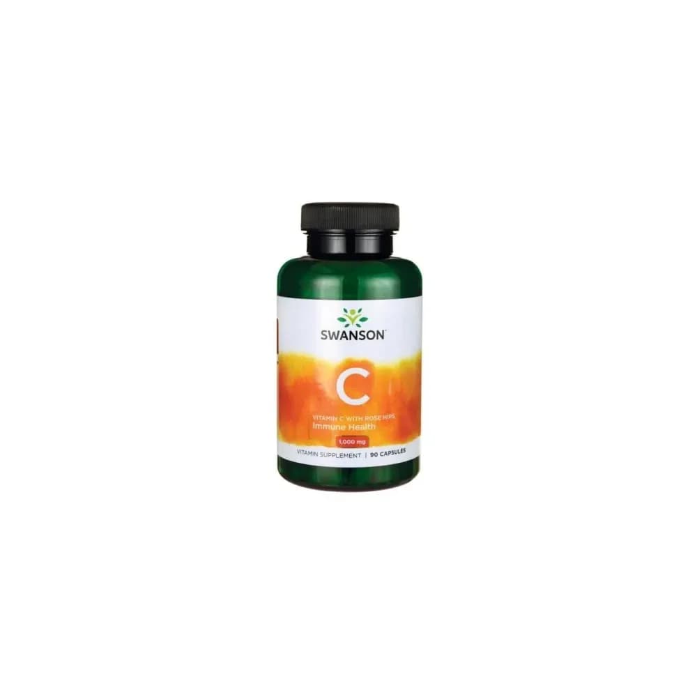 Swanson Vitamine C with Rose Hip 1000mg 90 gélules