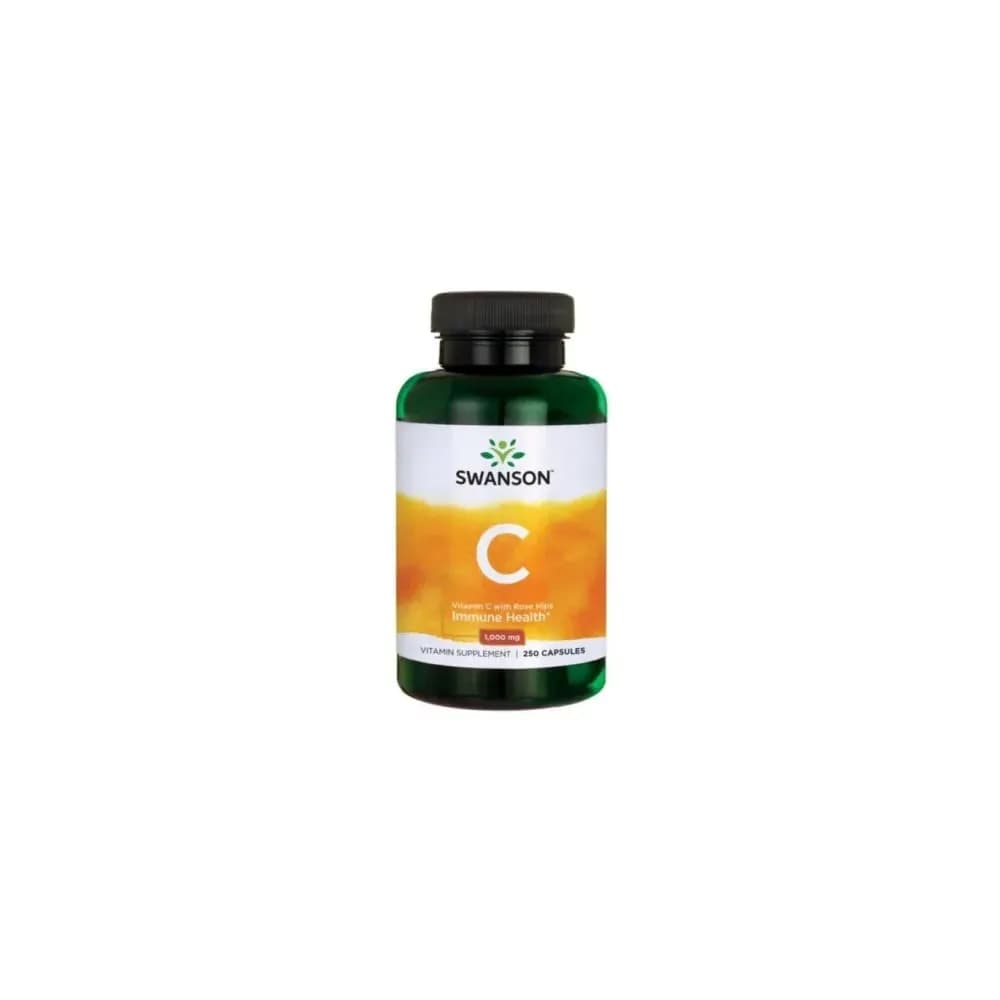 Swanson Vitamine C with Rose Hip 1000mg 250 gélules