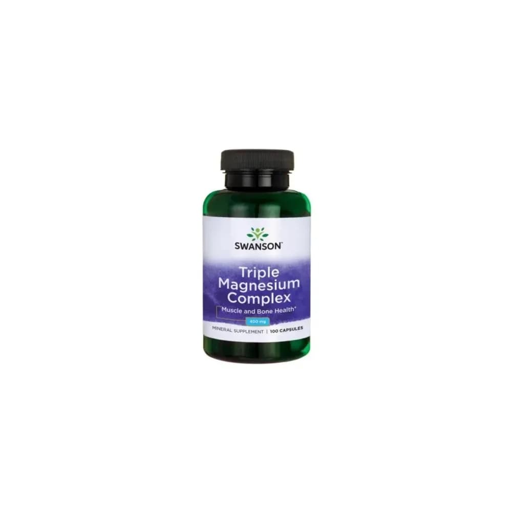Swanson Triple Magnesium Complex 400mg 100 gélules