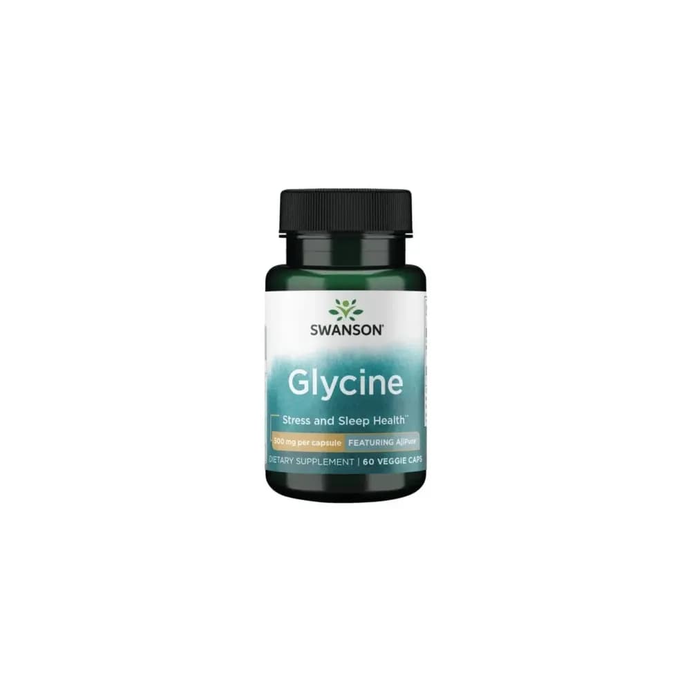 Swanson AjiPure Glycine 500mg 60 gélules
