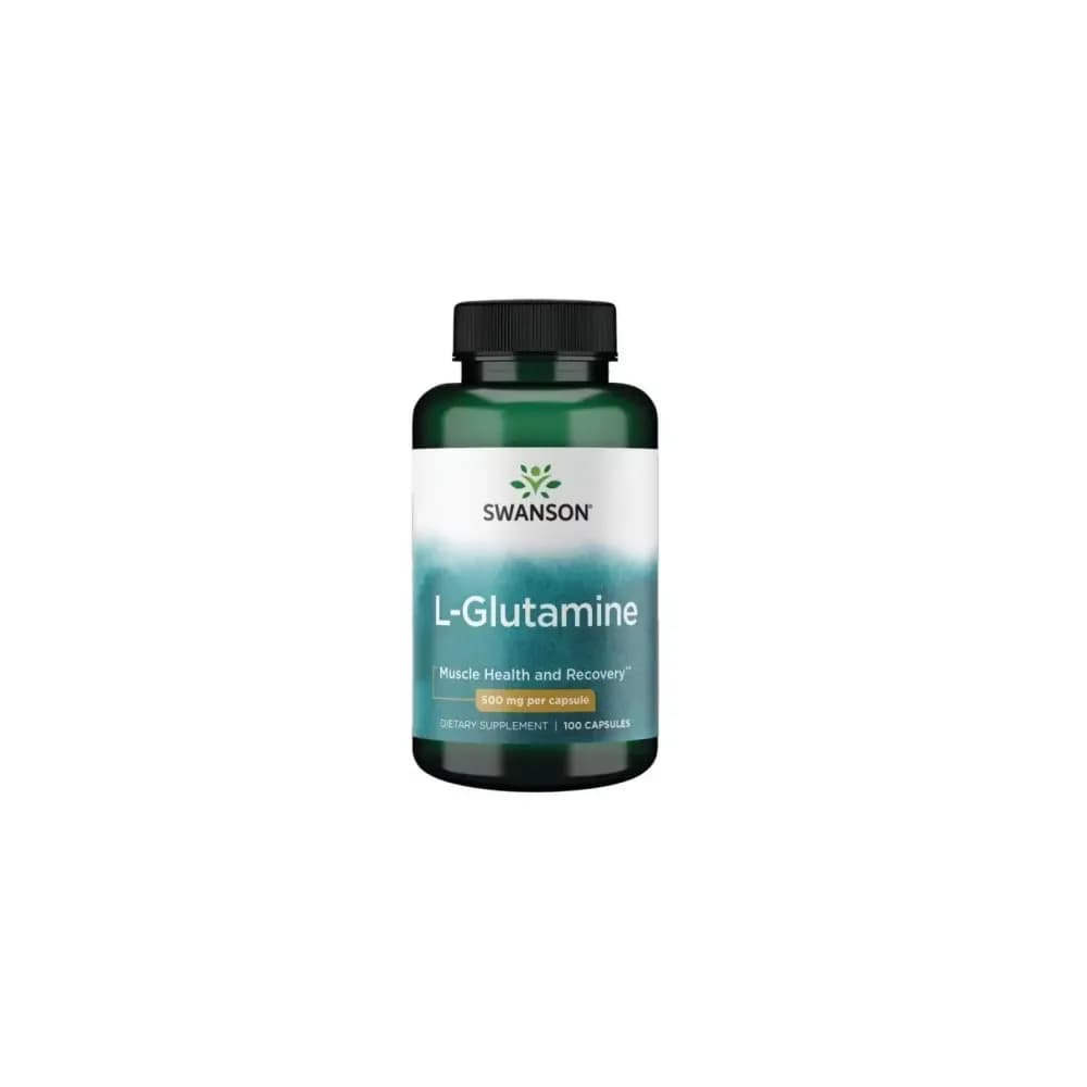 Swanson L-glutamine 500mg 100 gélules