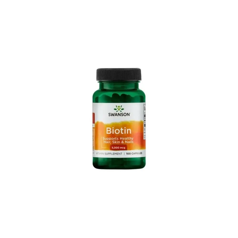 Swanson Biotin 5000mcg 100 gélules