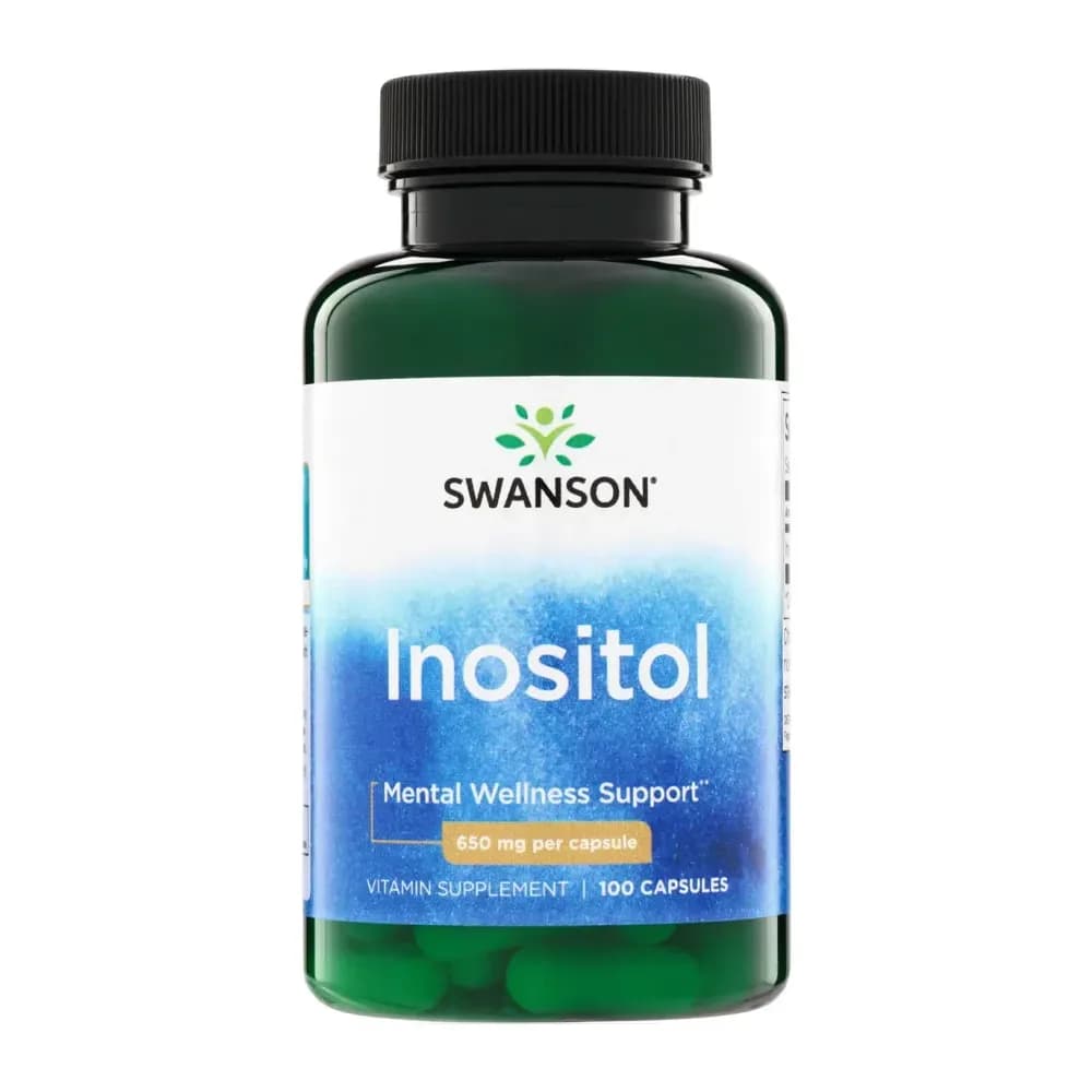 Swanson Inositol (vitamin B8) 650mg 100 gélules