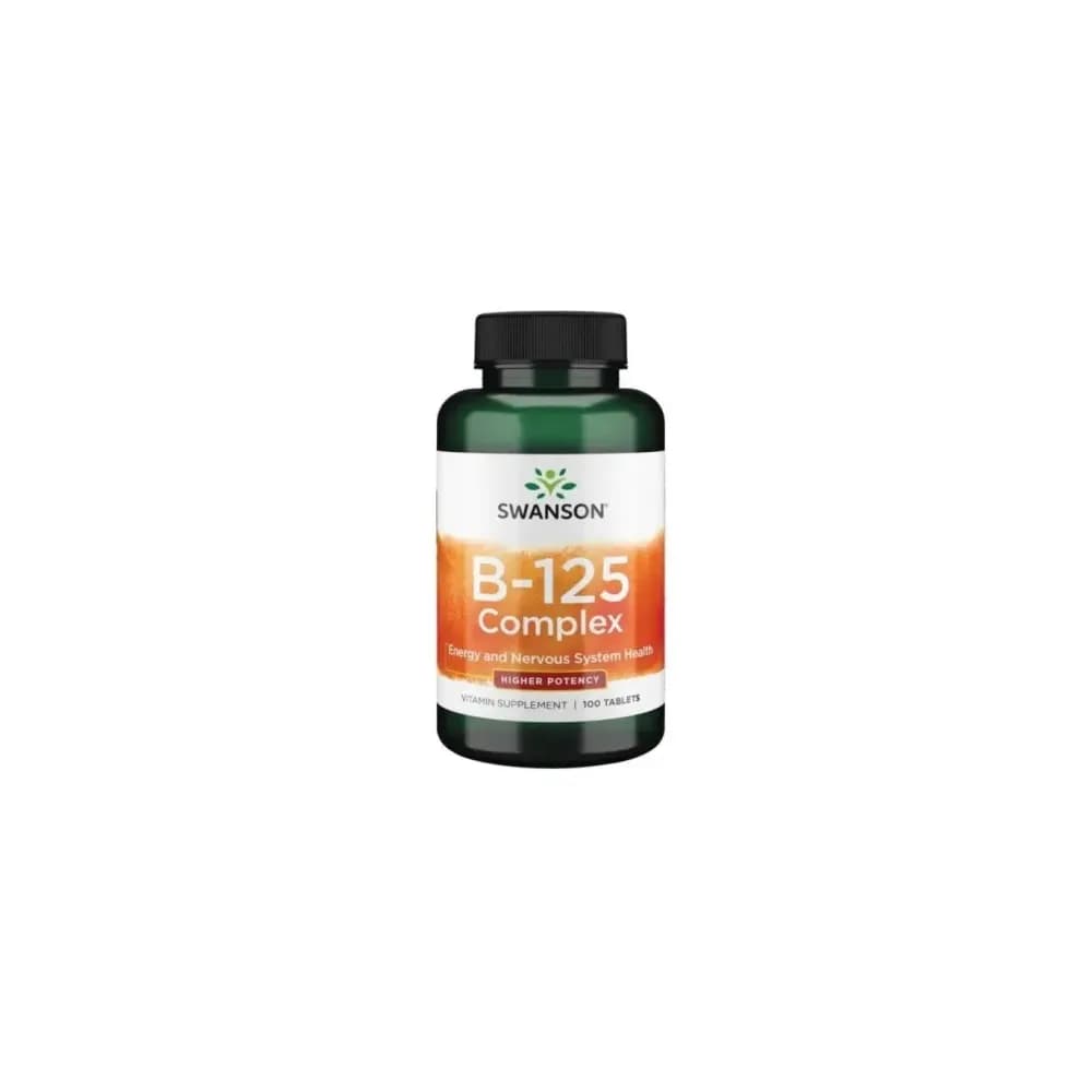 Swanson Vitamine B-125 Complex 100 comprimés