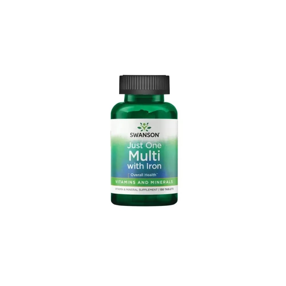 Swanson Century Formula Multi-Vitamine and Mineral with Iron 130 comprimés