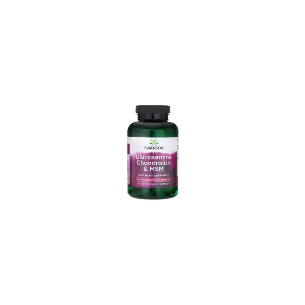 Swanson Glucosamine Chondroitin and MSM 120 comprimés
