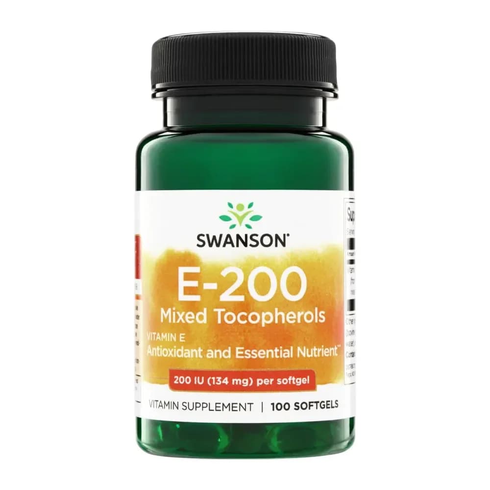 Swanson Natural Vitamine E 200IU 100 capsules molles