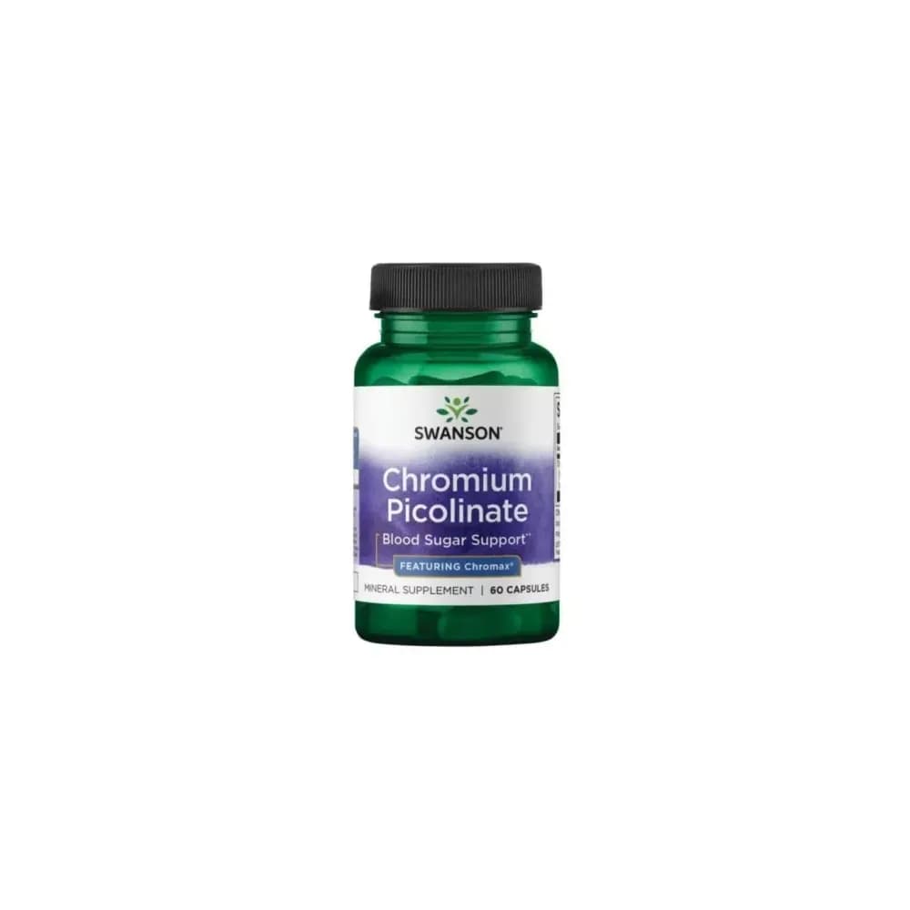 Swanson Chromium Picolinate Chromax 200mcg 60 gélules végétales
