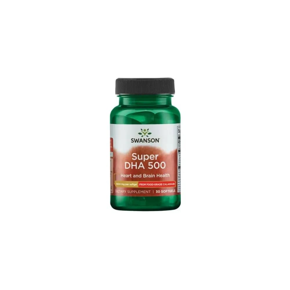 Swanson Super DHA from Calamari 500mg 30 capsules molles