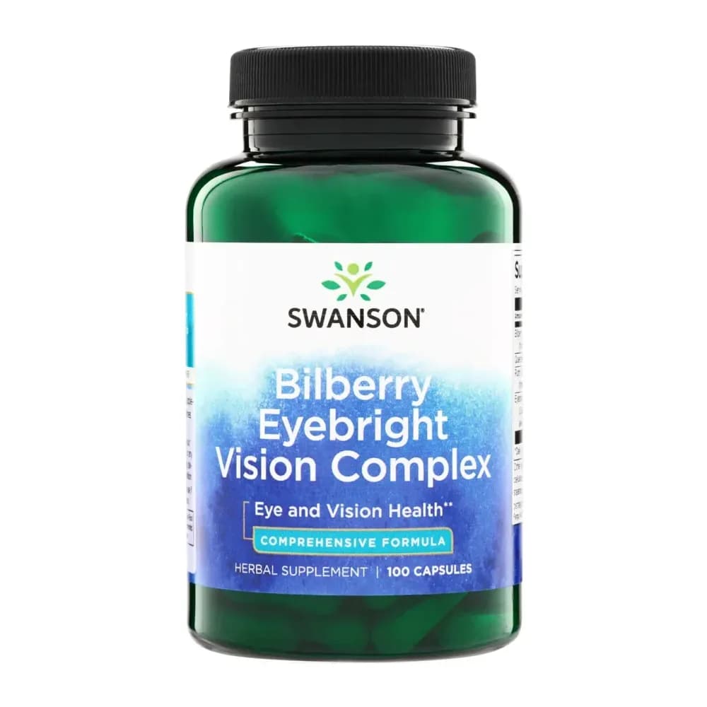 Swanson Bilberry Eyebright Vision Complex 100 gélules