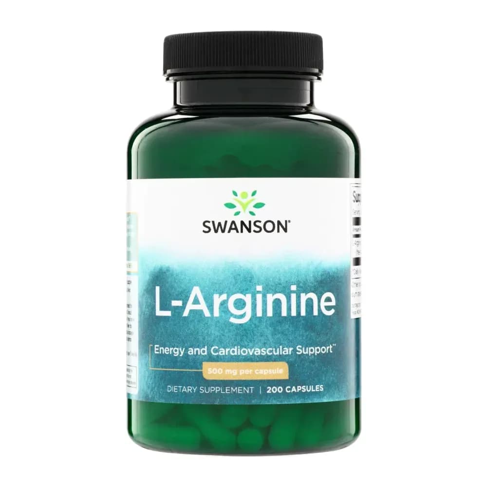 Swanson L-arginine 500mg 200 gélules