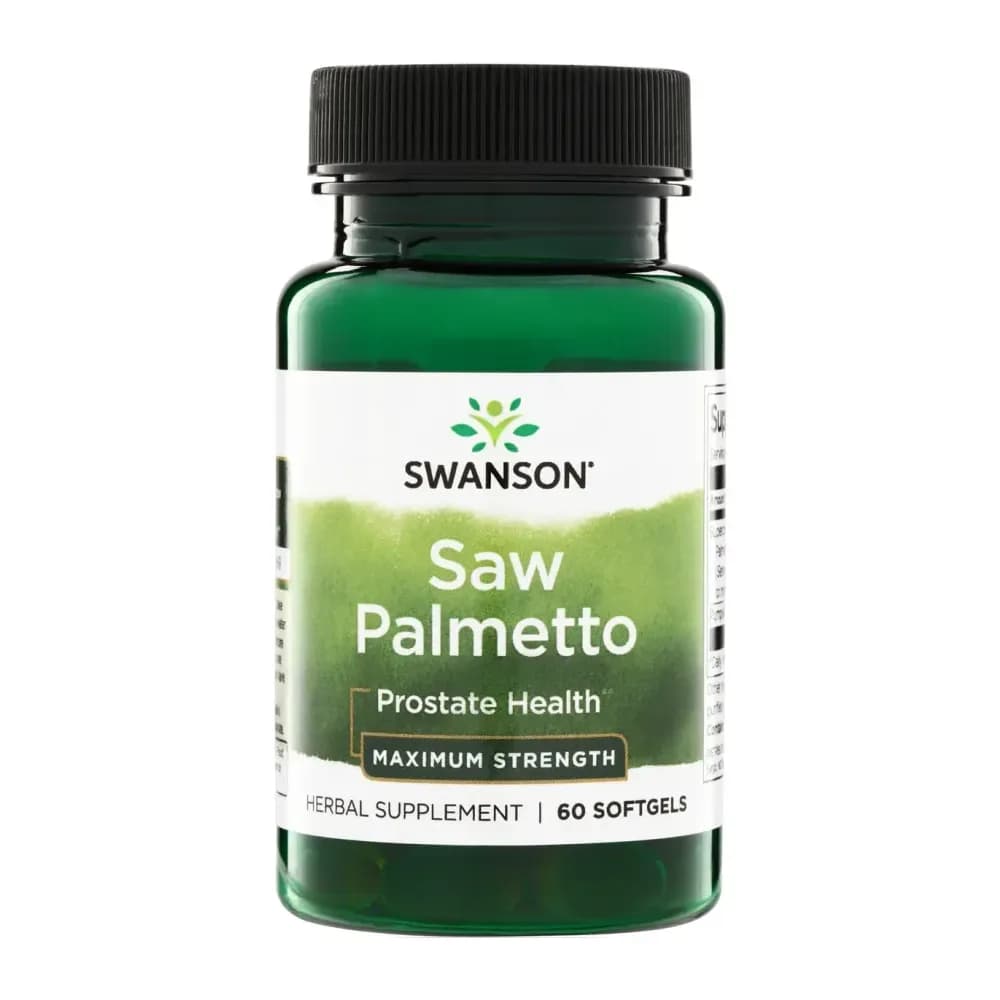 Swanson Saw Palmetto 320mg 60 capsules molles
