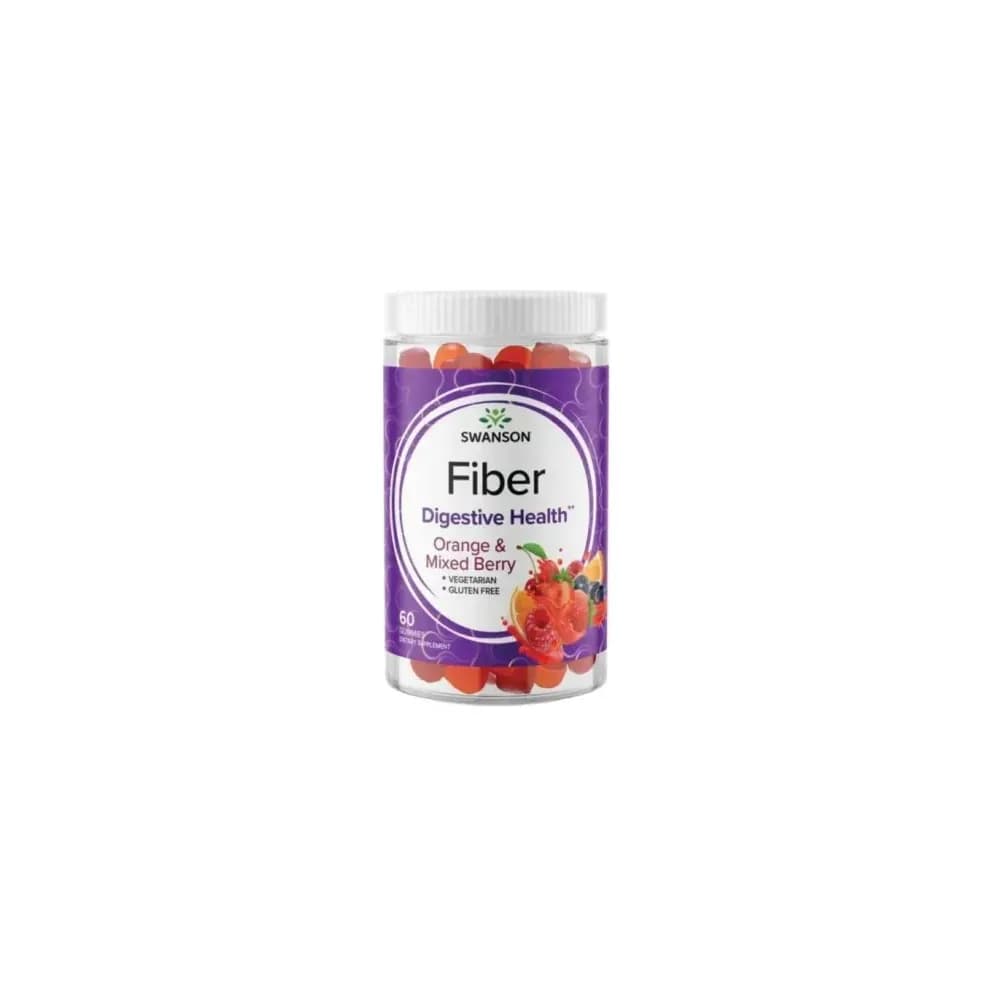 Swanson Fiber Orange and Mixed Berry 60 gommes
