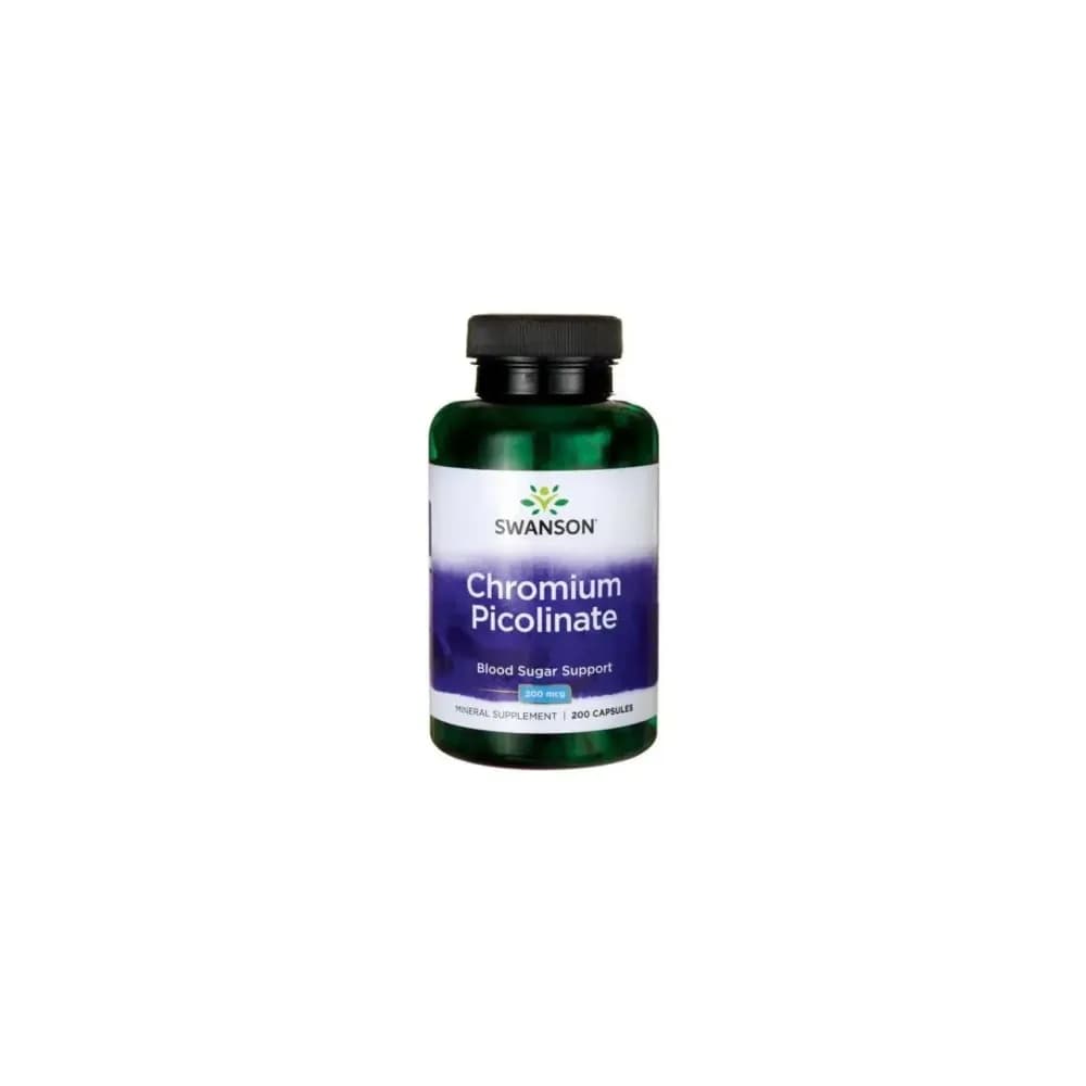 Swanson Chromium Picolinate 200mcg 200 gélules
