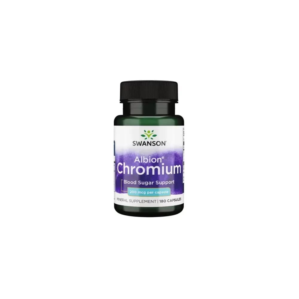 Swanson Albion Chelated Chromium 200mcg - 180 gélules