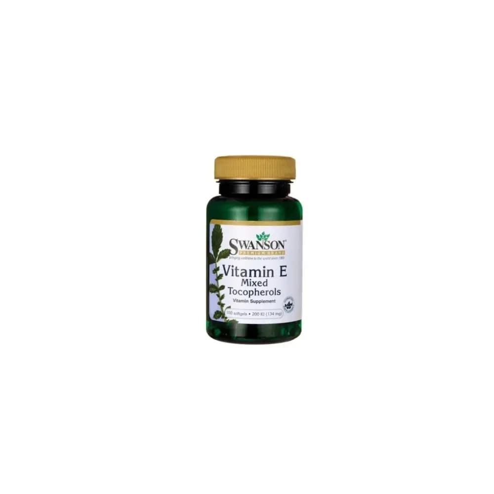 Swanson Vitamine E Mixed 200 IU 100 capsules molles
