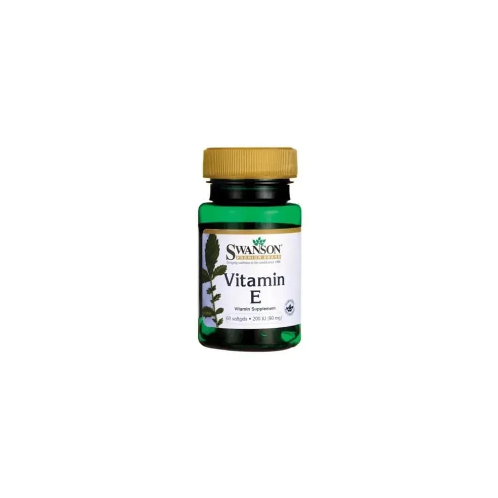 Swanson Vitamine E 200IU 60 capsules molles