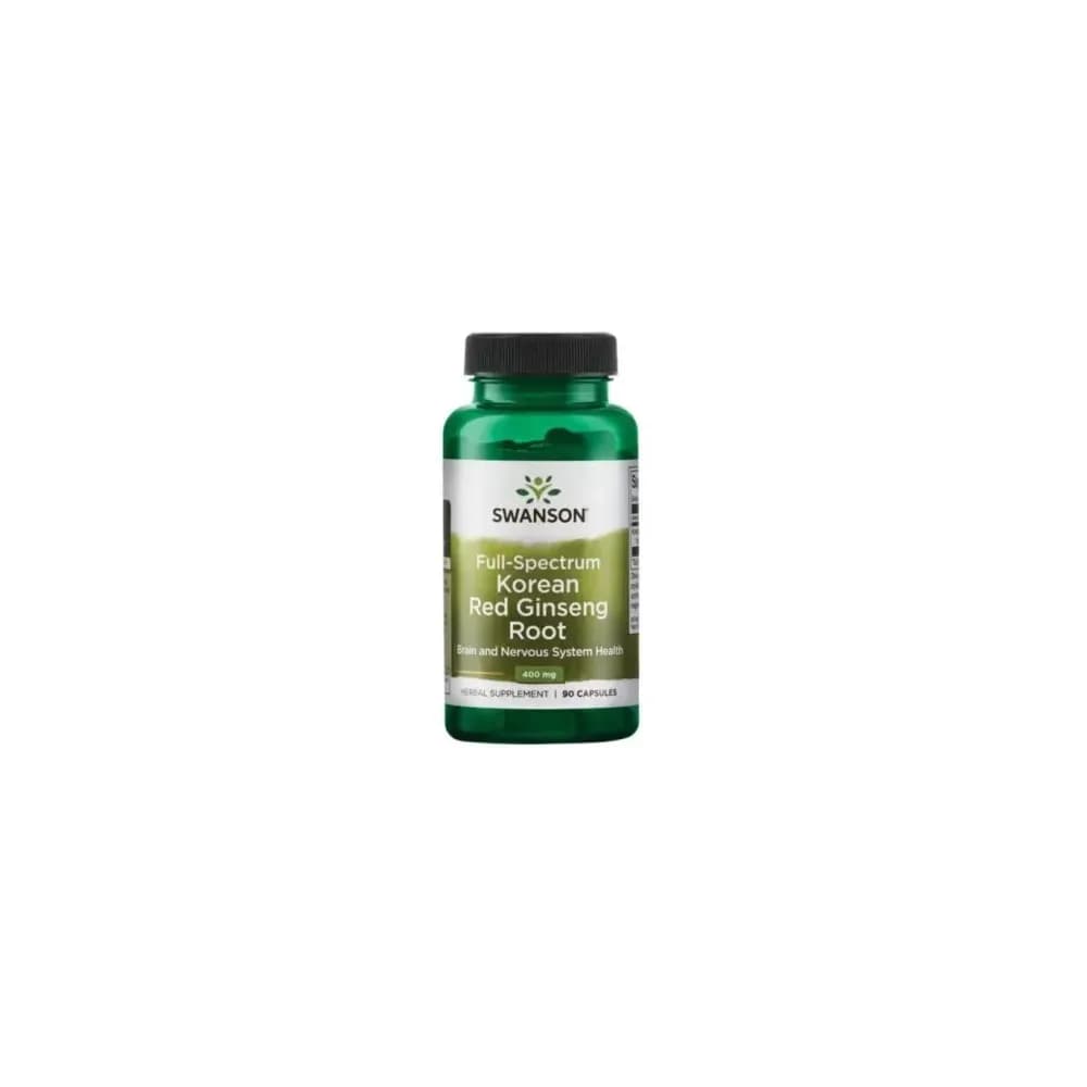 Swanson Full Spectrum Korean Red Ginseng Root 400mg 90 gélules