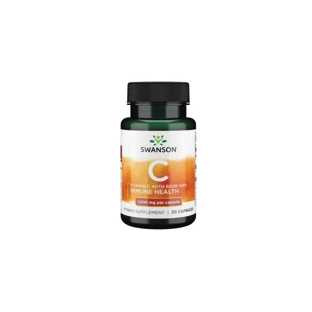 Swanson Vitamine C with Rose Hip 1000mg 30 gélules
