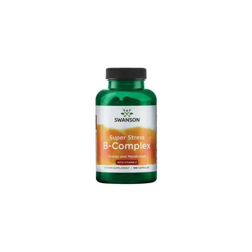 Swanson Super Stress B-Complex Vitamine C 100 gélules