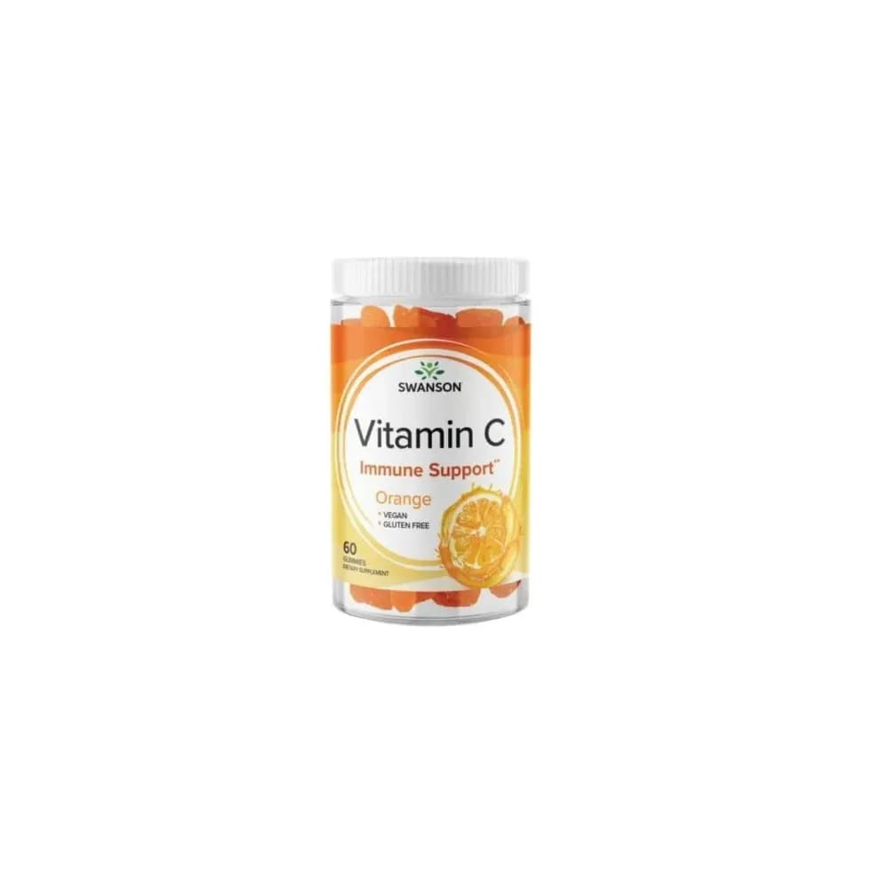 Swanson Vitamine C 125mg - Orange 60 gommes
