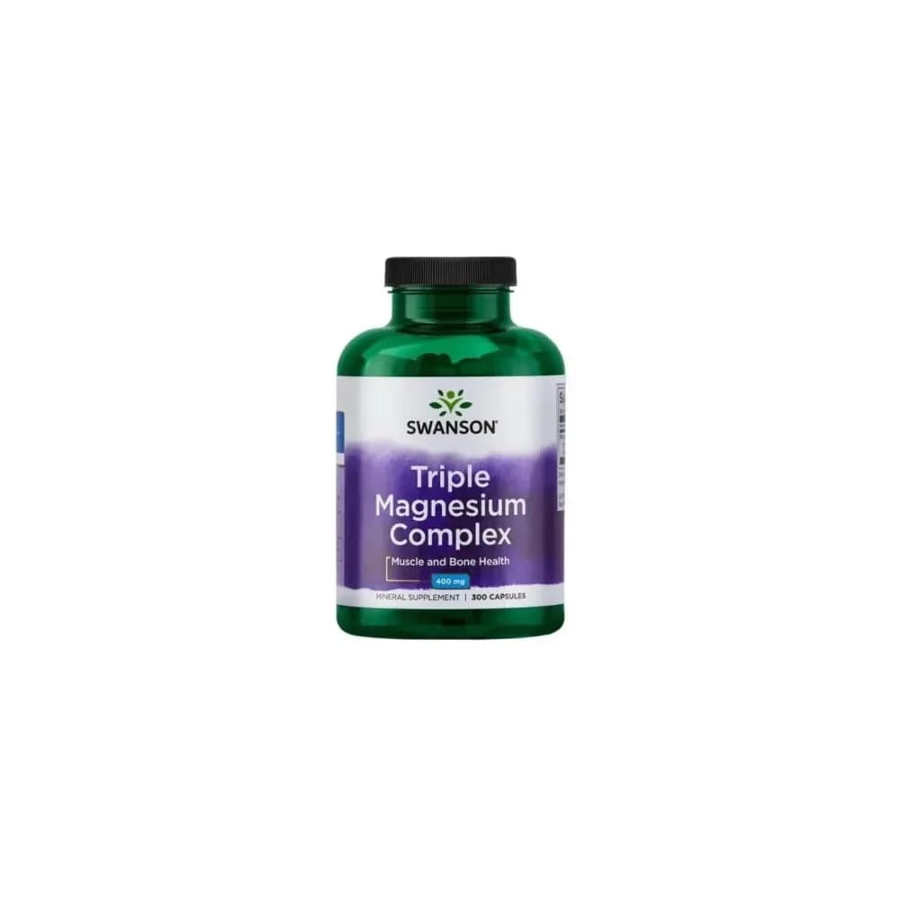 Swanson Triple Magnesium Complex 400mg 300 gélules