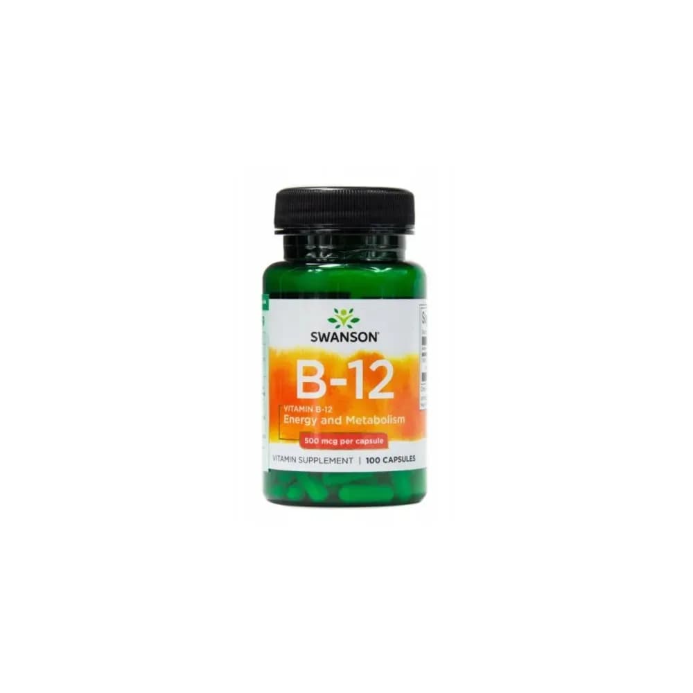 Swanson Vitamine B-12 500mcg 100 gélules