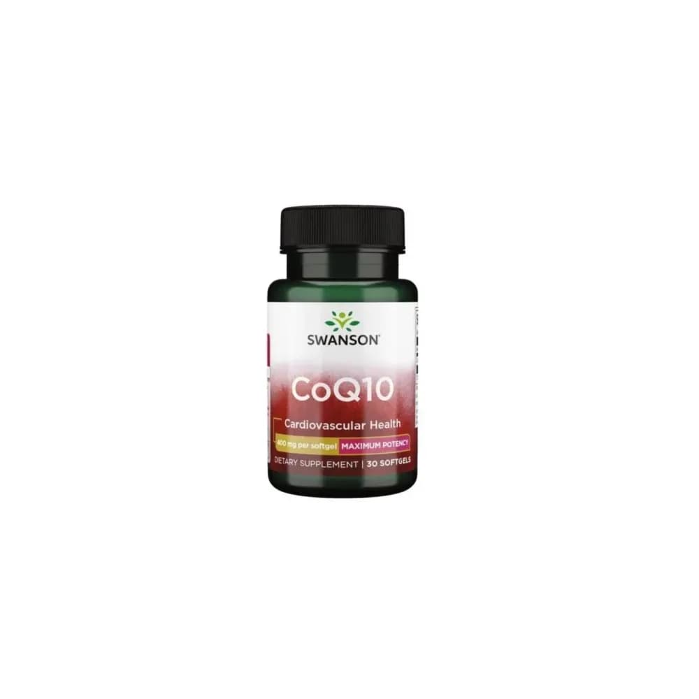 Swanson Coq10 Maximum Potency 400mg 30 capsules molles