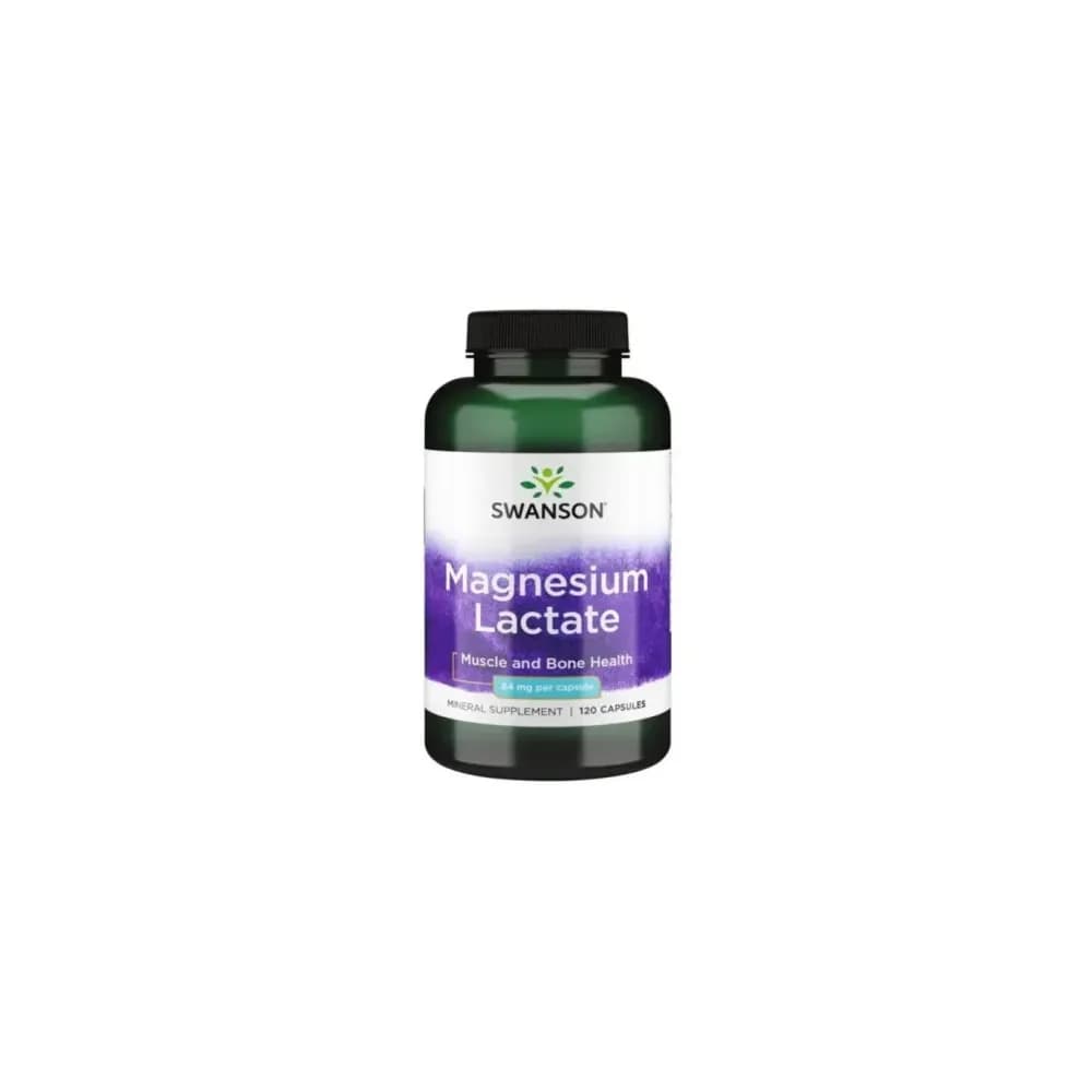 Swanson Magnesium Lactate 84mg 120 gélules