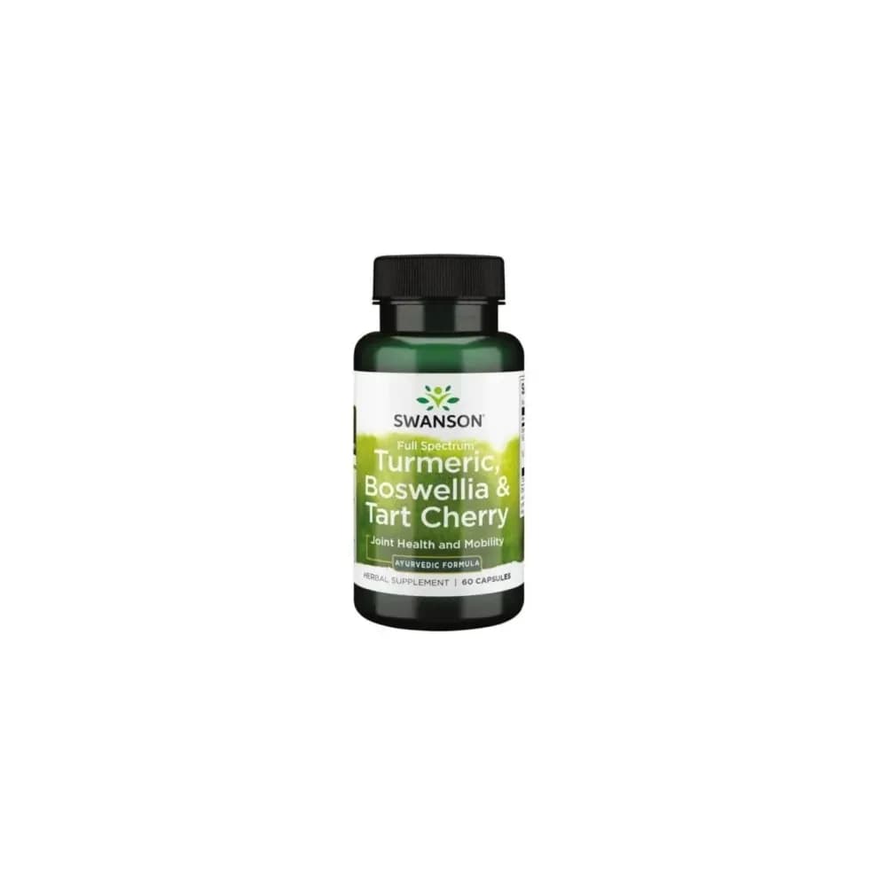 Swanson Turmeric, Boswellia & Tart Cherry 60 gélules