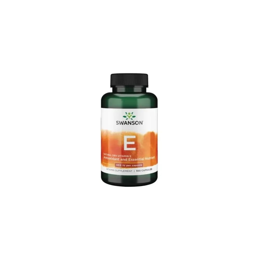 Swanson Vitamine E Natural Dry 400 IU 100 gélules